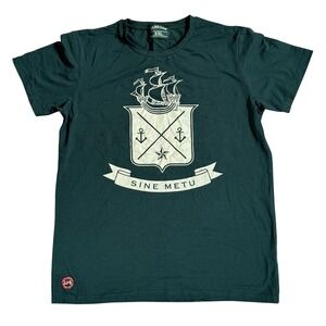 Jameson Irish Whiskey Sine Metu‎ Crest Graphic T-Shirt Mens XXL Green